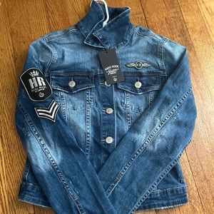 Sequin Detail Jean Jacket